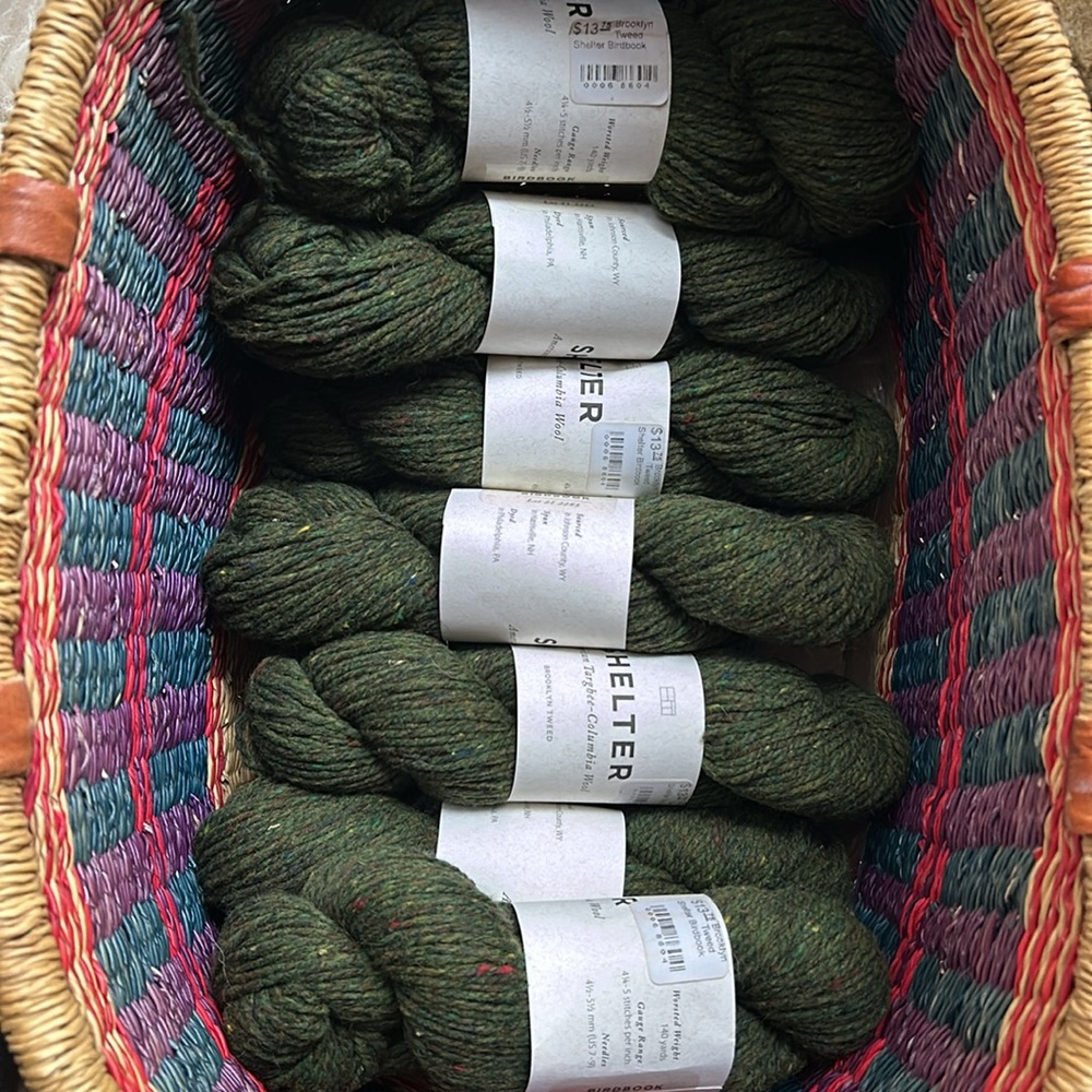 SEVEN skeins Brooklyn Tweed, Shelter yarn